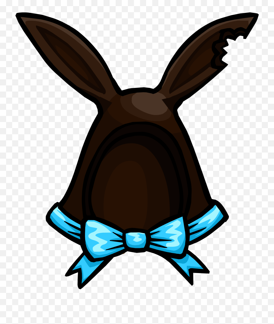 Dark Cocoa Bunny Ears Clothing Icon Id - Orejas De Caballo Png Emoji,Woman With Bunny Ears Emoji