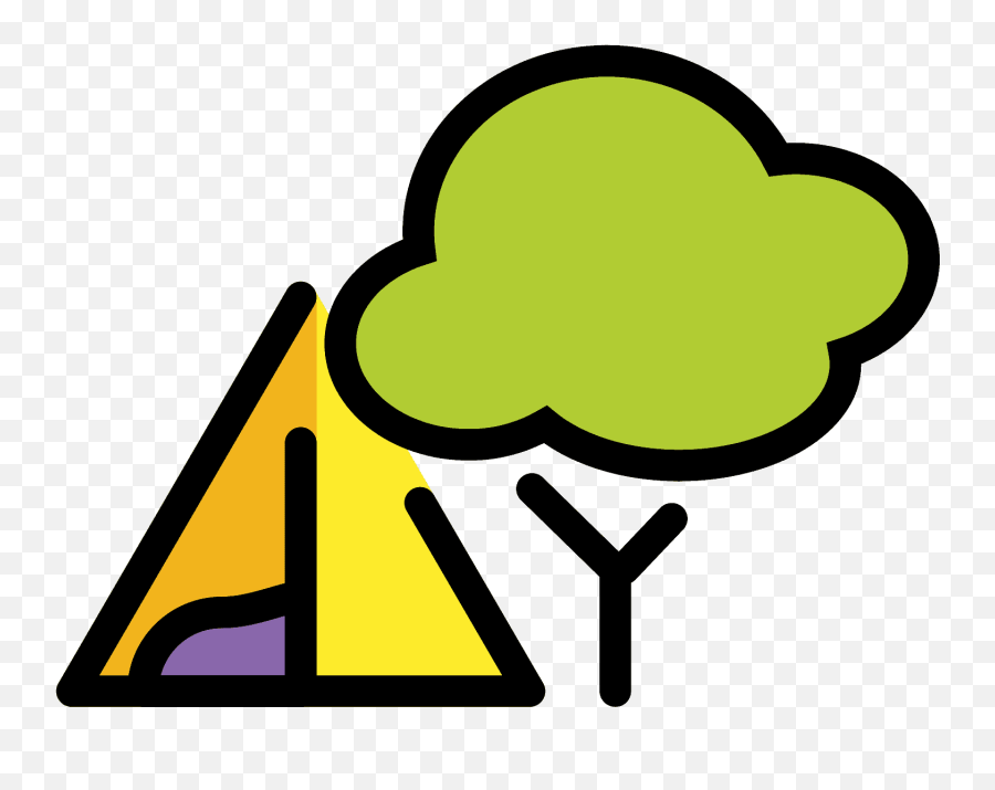 Camping Emoji Clipart - Openmoji,Camping Emojis
