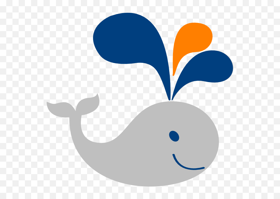 Clip Art Whale Gray Transparent - Baby Whale Png Emoji,Killer Whale Emoji