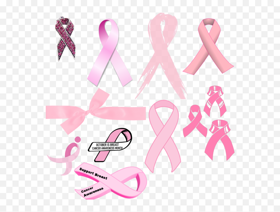 Breast Cancer Awareness Psd Official Psds - Pink Ribbon Clip Art Emoji,Breast Cancer Emoji