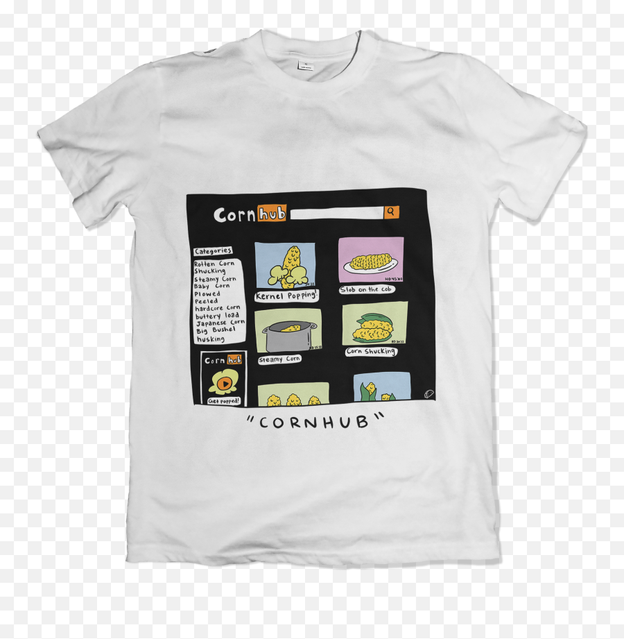 Cornhub T - Shirt Short Sleeve Emoji,Whale Emoji Shirt