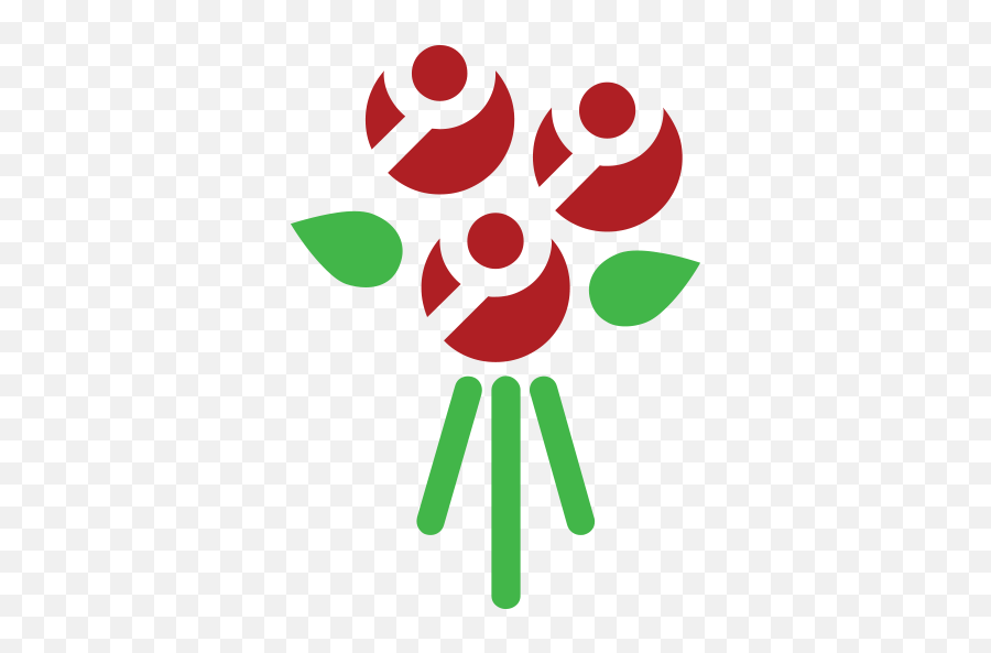 Bouquet - Dot Emoji,Torch Emoji