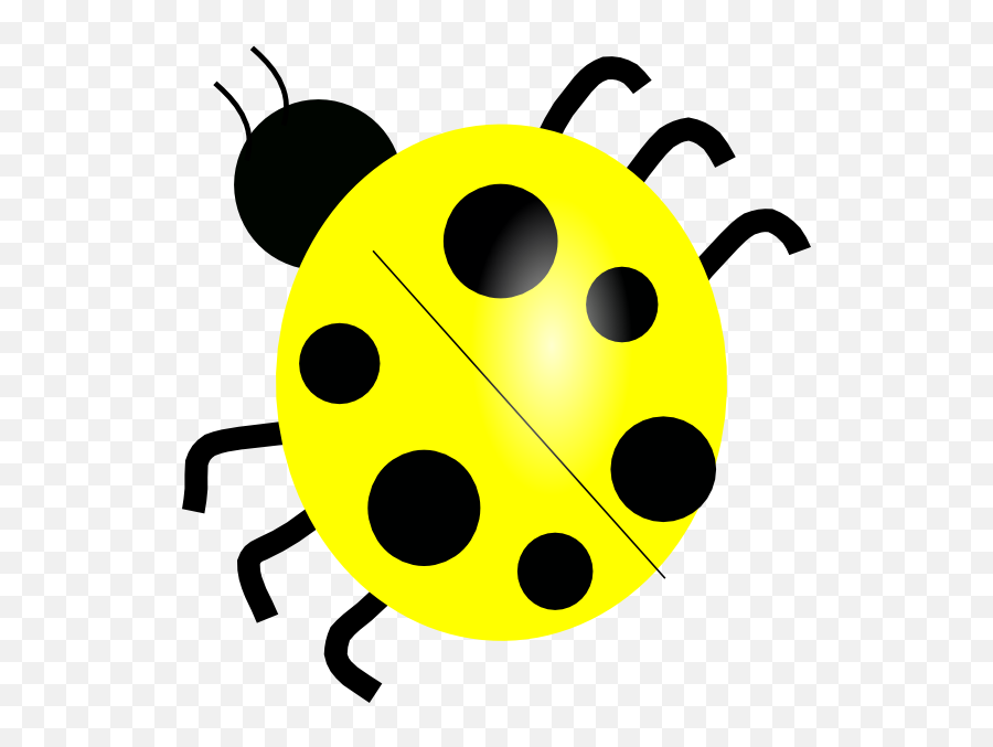 Yellow Ladybugs - Cartoon Yellow Lady Bugs Emoji,Ladybug Emoticon