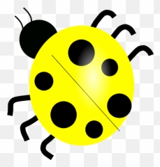 Yellow Ladybugs - Cartoon Yellow Lady Bugs Emoji,Ladybug Emoticon