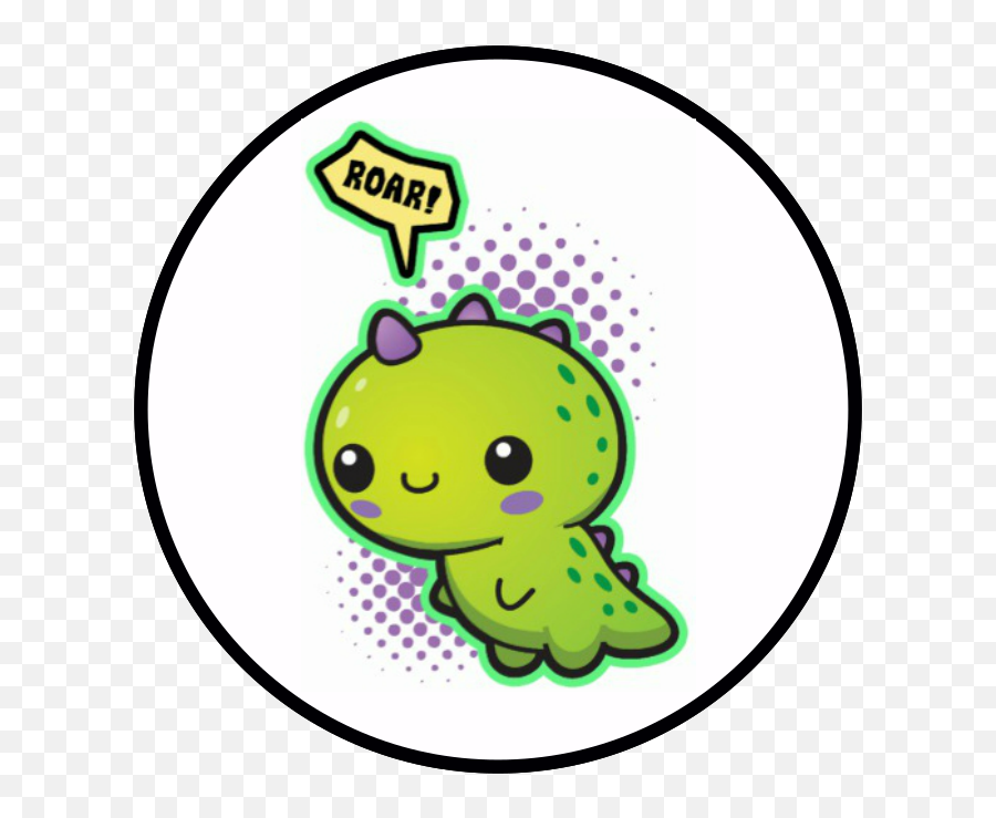 Nope Png - Kawaii Green Dinosaur Emoji,Kawaii Potato Emoji