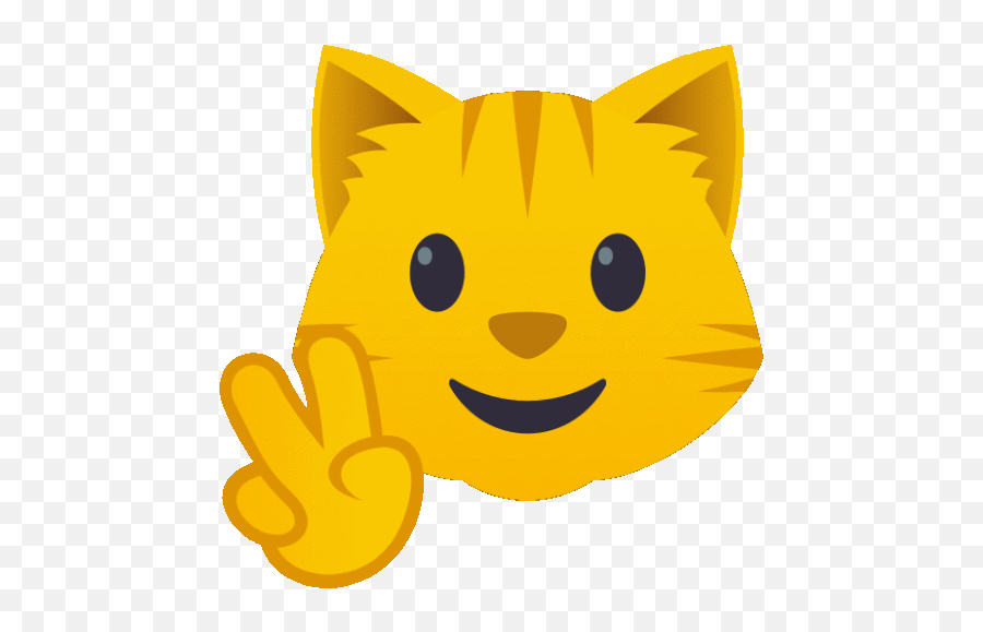 Peace Out Cat Gif - Cat Emoji,Peace Out Emoji