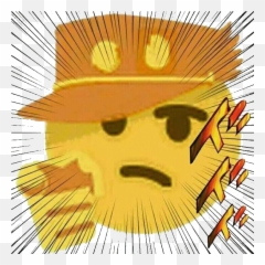 Memes De Anime Memes Divertidos - Jjba Emoji Transparent Backround,Menacing Emoji