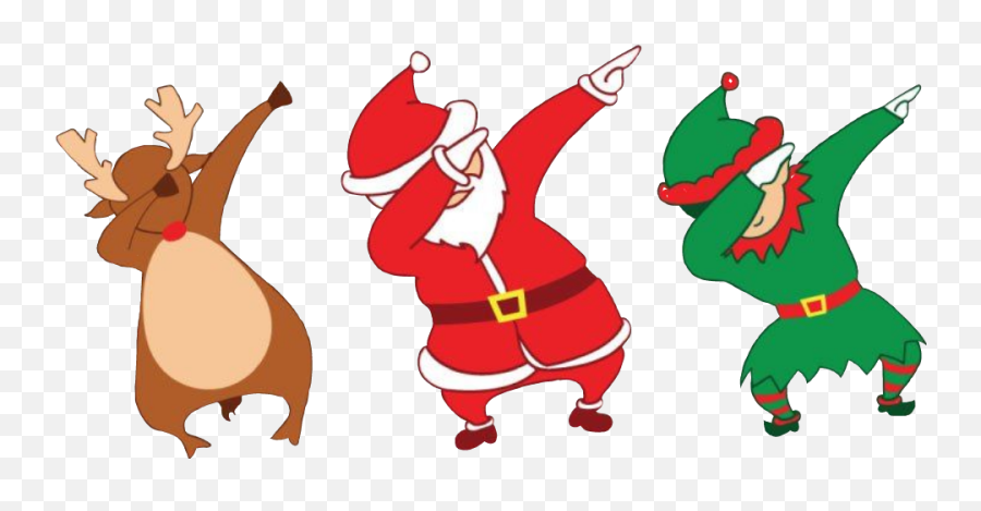 Weihnachtsmann Clipart - Png Download Full Size Clipart Dabbing Santa Free Svg Emoji,Skin Tone Eggplant Emoji