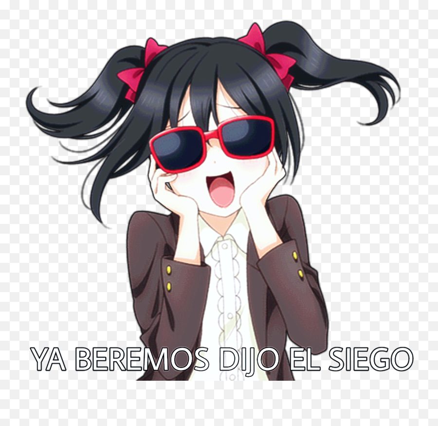 Yazawanico Niconiconii Sticker By Belubeliv - Heartbeat Nozomi Cosplay Emoji,Nico Nico Nii Emoji