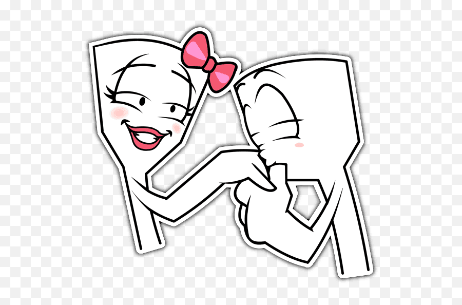Love Stickers For Facebook And Social Media Platforms - Kiss Hike Love Stickers Emoji,Cuddle Emoticon Whatsapp