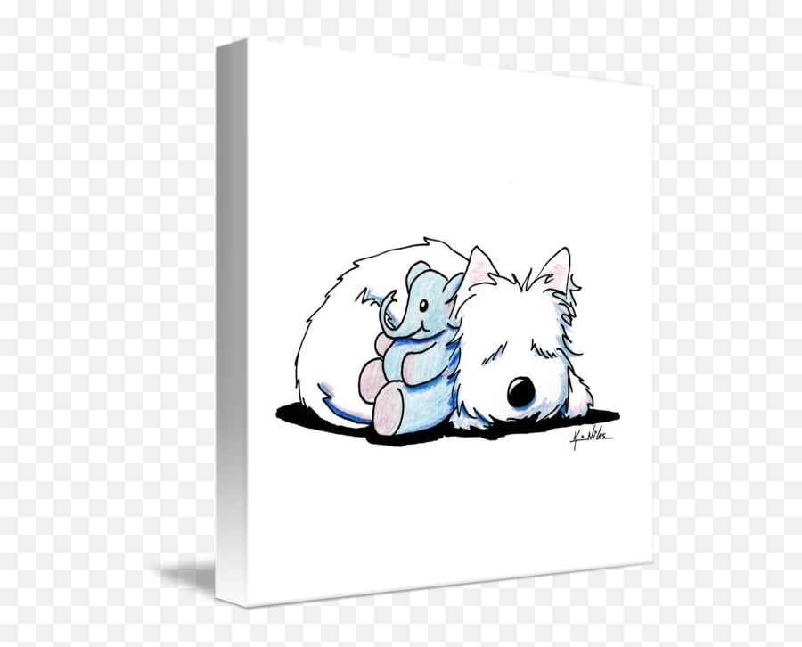 All Tuckered - West Highland White Terrier Emoji,Westie Dog Emoticon