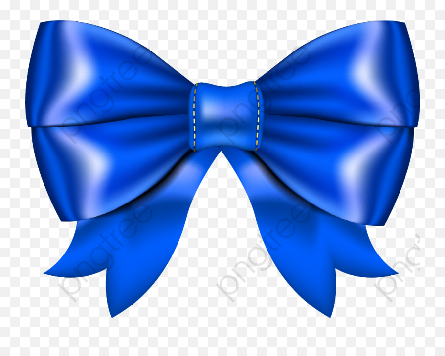 Blue Bow Clipart Png Transparent Png - Transparent Blue Bow Tie Clipart Emoji,Bow Tie Emoticon