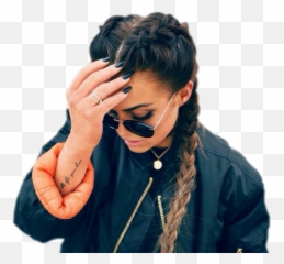 Bow Beautiful Beauty Sticker By Nassima - Think I Look Like With Braids Emoji,Emojis Ios Girl Blonde