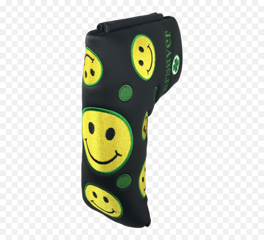 Parsaver Golf Deluxe Putter Cover - Smiley Black Mobile Phone Case Emoji,Photo Smile Emoticon And Towel