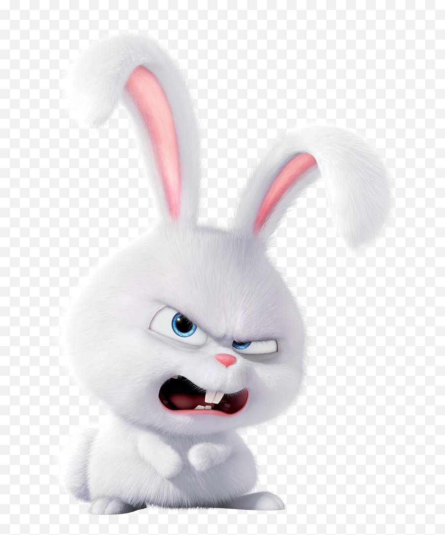 View And Download Hd The Parody Wiki - Angry Bunny From Secret Life Of Pets Snowball Emoji,The Emoji Movie Wiki