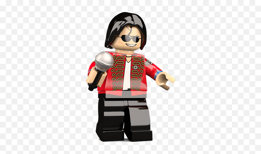 Pop Figure For Custom Lego Minifigures - King Of Pop Emoji,Michael Jackson Emoji Png