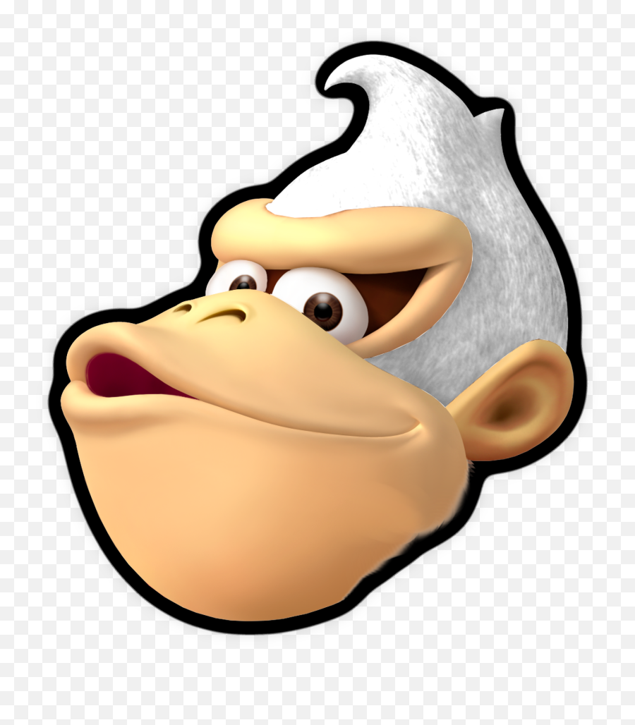 Donkey Kong Face Png Clipart - Happy Emoji,Donkey Emoticon