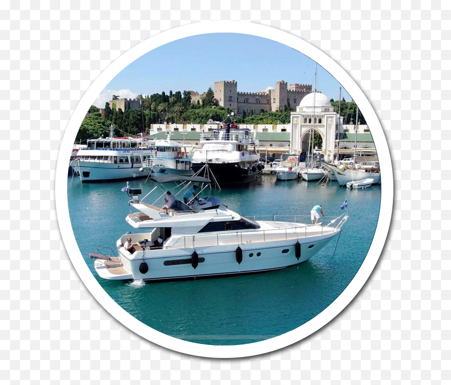 Rhodes Boat Renting Services Cruises - Palace Of The Grand Master Emoji,Boating Beauties Emoticons