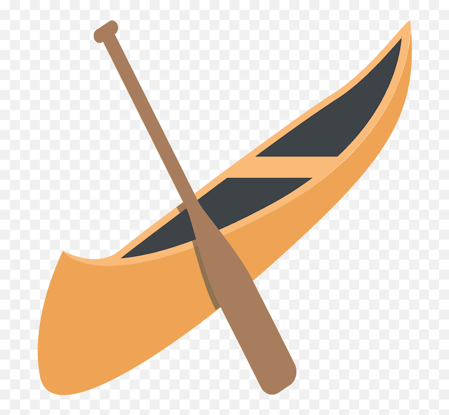 Canoe Emoji Clipart - Canoe Clipart Transparent Background,Canoe Emojis