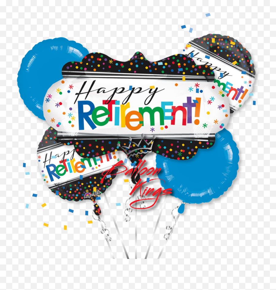 Happy Retirement Bouquet - Retirement Balloon Bouquet Emoji,Retimrement Emoticons