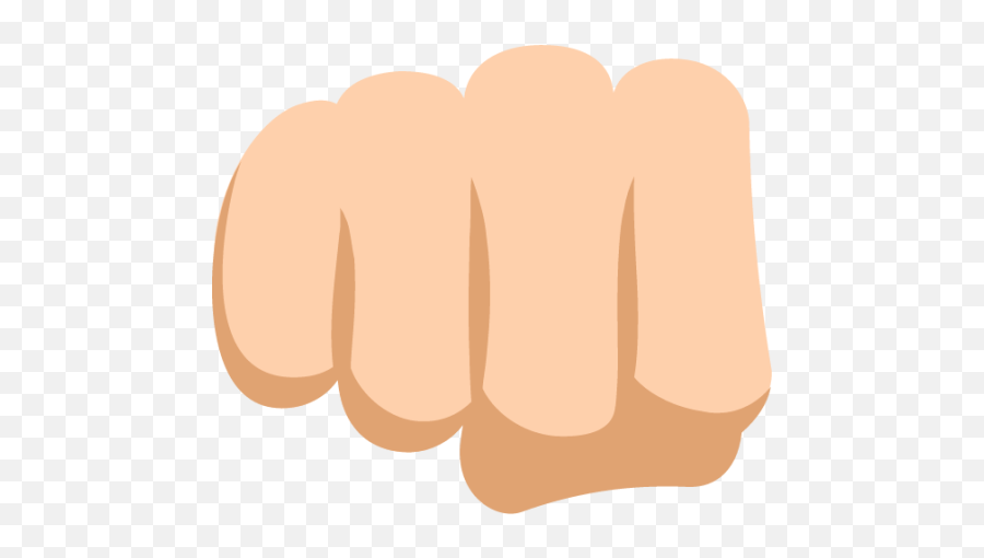 Fisted Hand Sign Tone Emoji - Fist,Reversed Hand Emoji