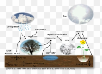 Water Cycle - Diagram Evapotranspiration Emoji,Ice Crystals Emotions