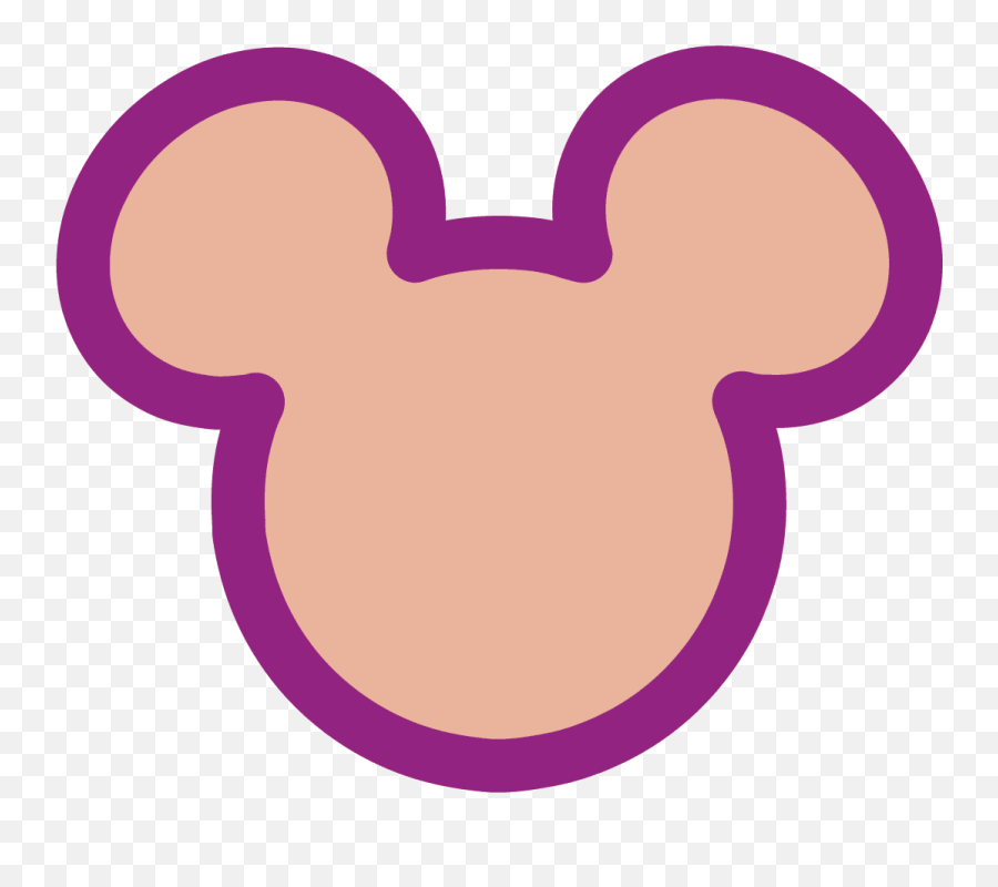 Minnie Mouse Face Big Silicone Mold - Girly Emoji,Disney Ears Emoji