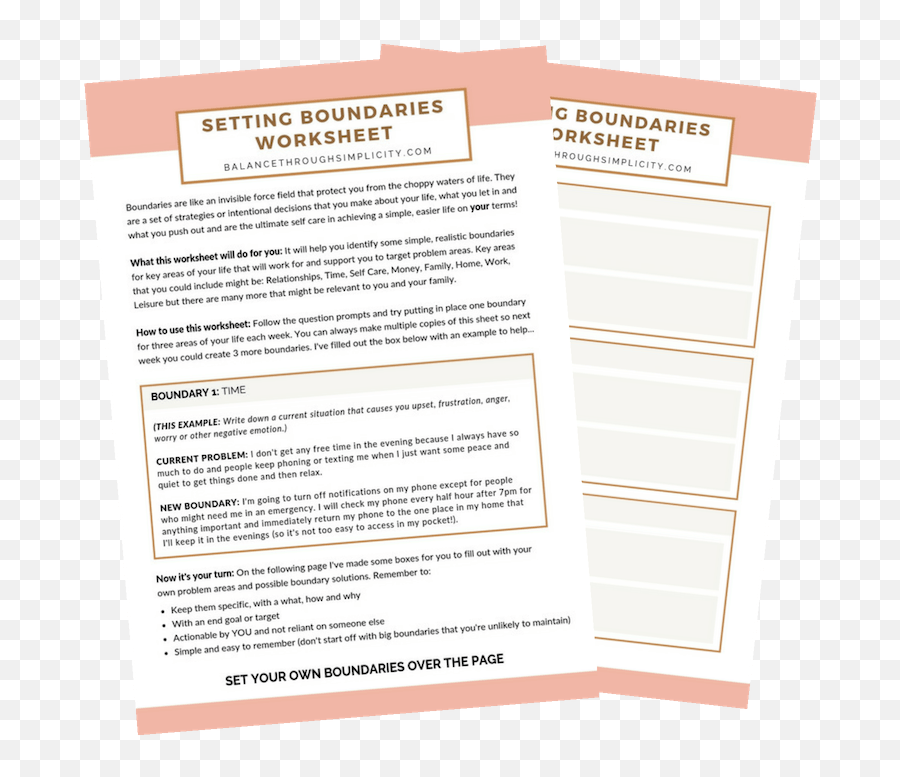 Why Setting Boundaries Is The Ultimate Self - Care Balance Document Emoji,Emotions Psychology Worsksheets