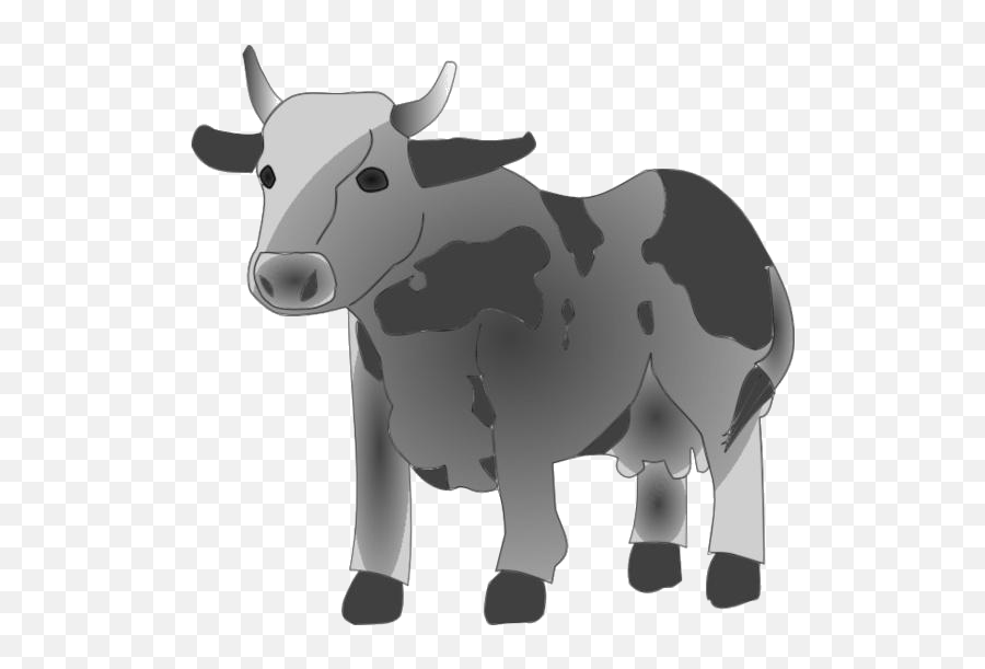 Cute Cow Png With Transparent - Animal Figure Emoji,Cow And Man Emoji