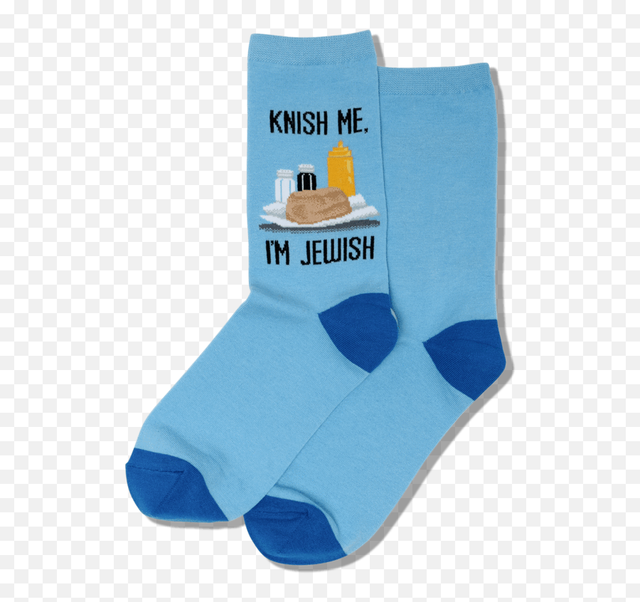 Womenu0027s Knish Me Crew Socks Emoji,Jeeish Emojis