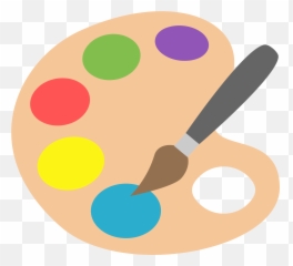 Artist Palette - Art Palette Clipart Emoji,Emoticon Palette
