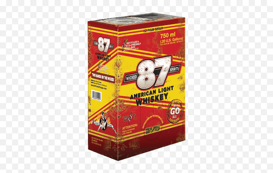 Wicked 87 American Whiskey Go Box Total Wine U0026 More Emoji,1995 Emotion Baseball Cards Box