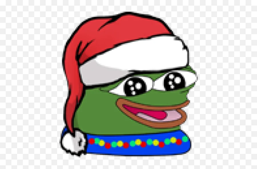 Telegram Sticker From Peepo Christmas Pack Emoji,Discord Badges Emojis Xmas