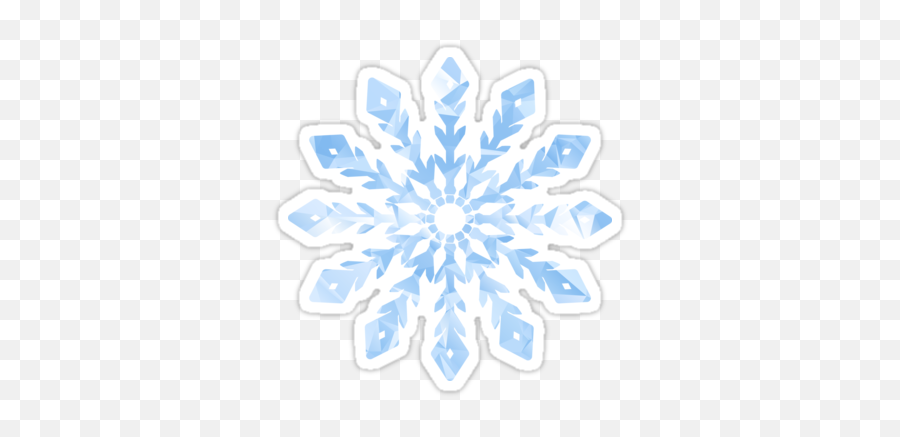 Snowflake Sticker - Snowflake Sticker Png Emoji,Snowflake Down Arrow Emoji