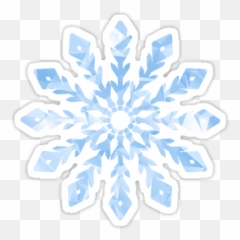Snowflake Sticker - Snowflake Sticker Png Emoji,Snowflake Down Arrow Emoji