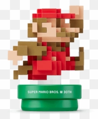 Super Mario 8 Bit - Pixel Mario Amiibo Emoji,Mario Bros Emoji