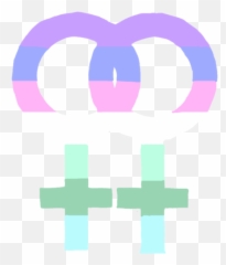 Fae They She Sticker - Language Emoji,Lesbian Sign Emoji