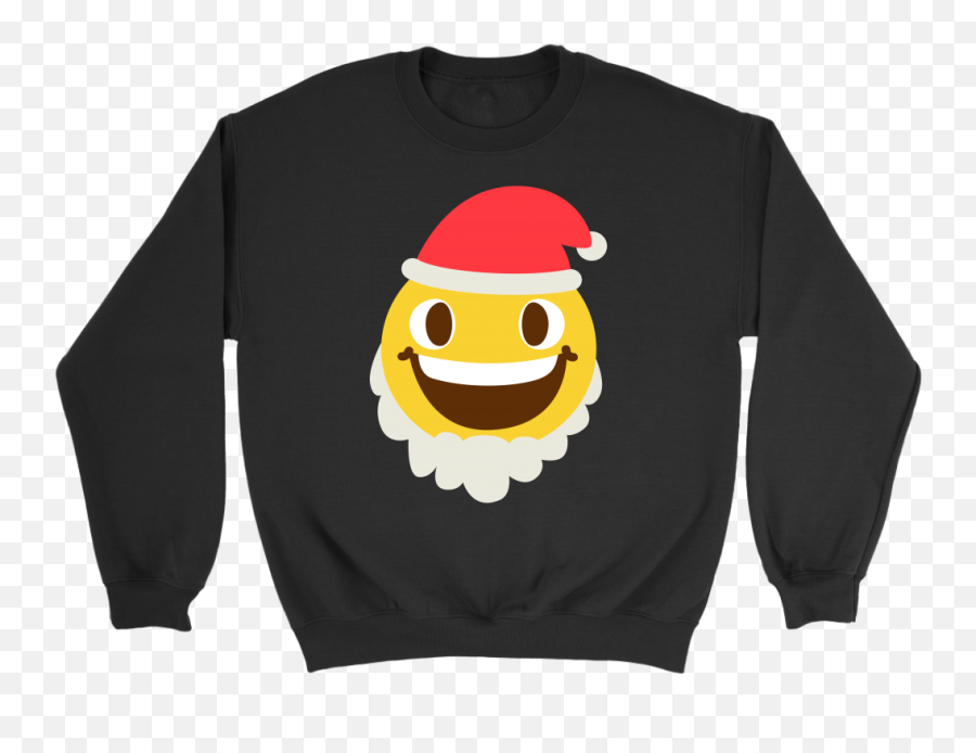 Funny Christmas Costume Cute Emoji Santa Claus Smile Shirts - March Birthday T Shirts,Santa Emoji