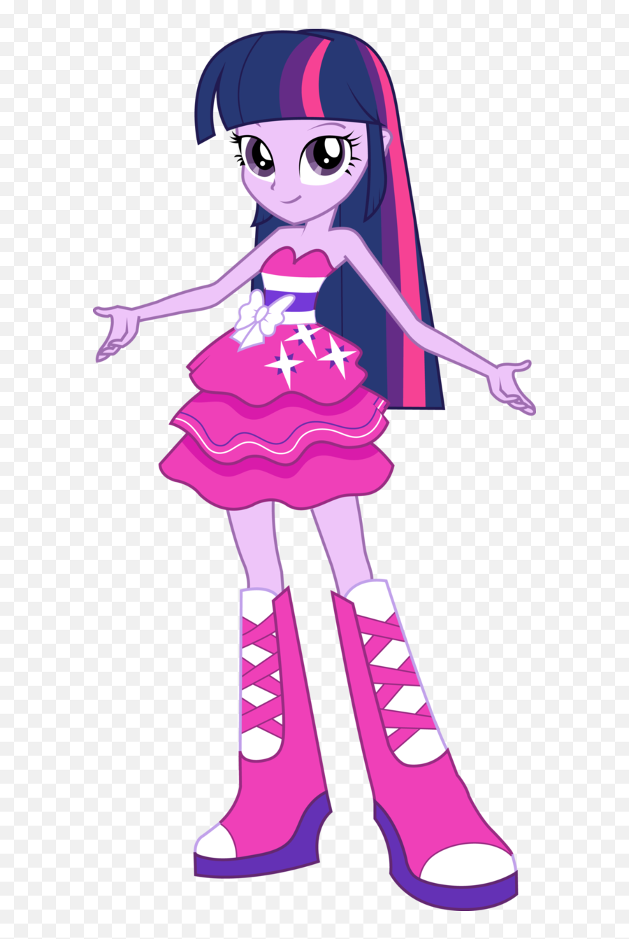 Twilight Sparkle Equestria Girls Dress - My Little Pony Twilight Sparkle Humana Emoji,Sparkle Emoji Vector