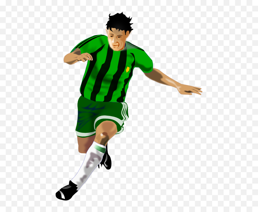 Clipart Football Person Clipart Football Person Transparent - Soccer Player Clipart Png Emoji,Emoji Football Players