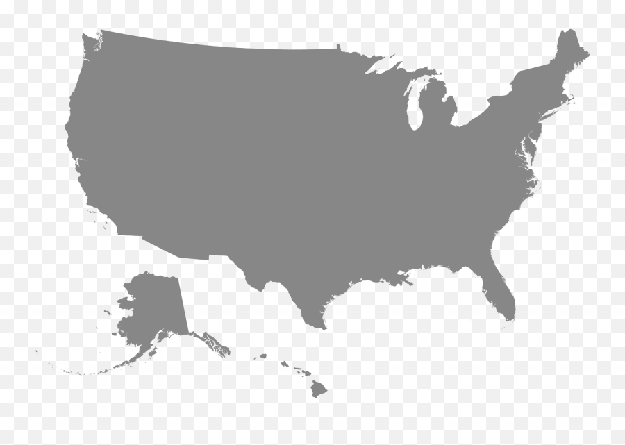 America Map Usa State States Sticker - United States Silhouette Emoji,Usa Emoji Map