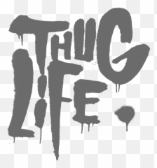 Free Thug Life Text Png Download Free Clip Art Free Clip - Thug Life Graffiti Png Emoji,Thug Life Glasses Emoji