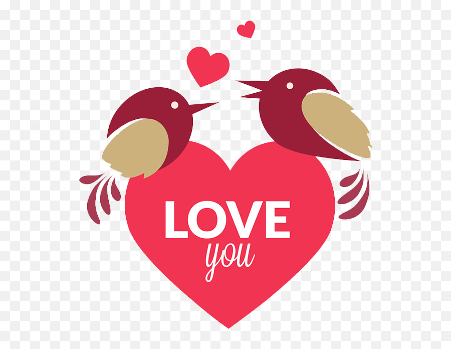 Love You Stickers By Jasoliya Bhavin - Vector Love Birds Png Emoji,Animated I Love You Emoticons