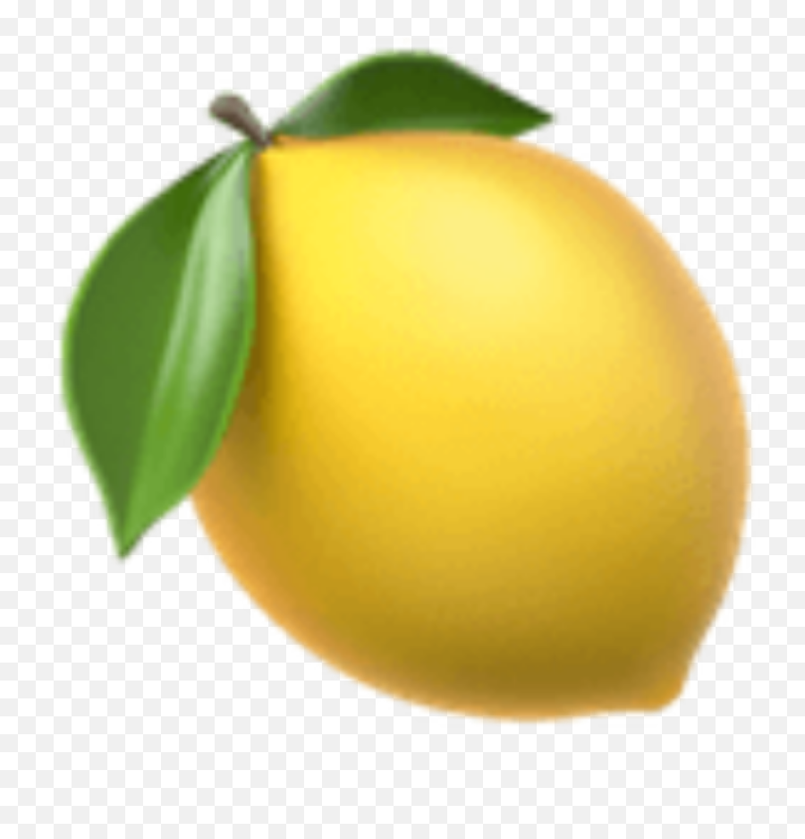 Lemon Emoji Yellow Sticker,Lemon Emoji Sticker