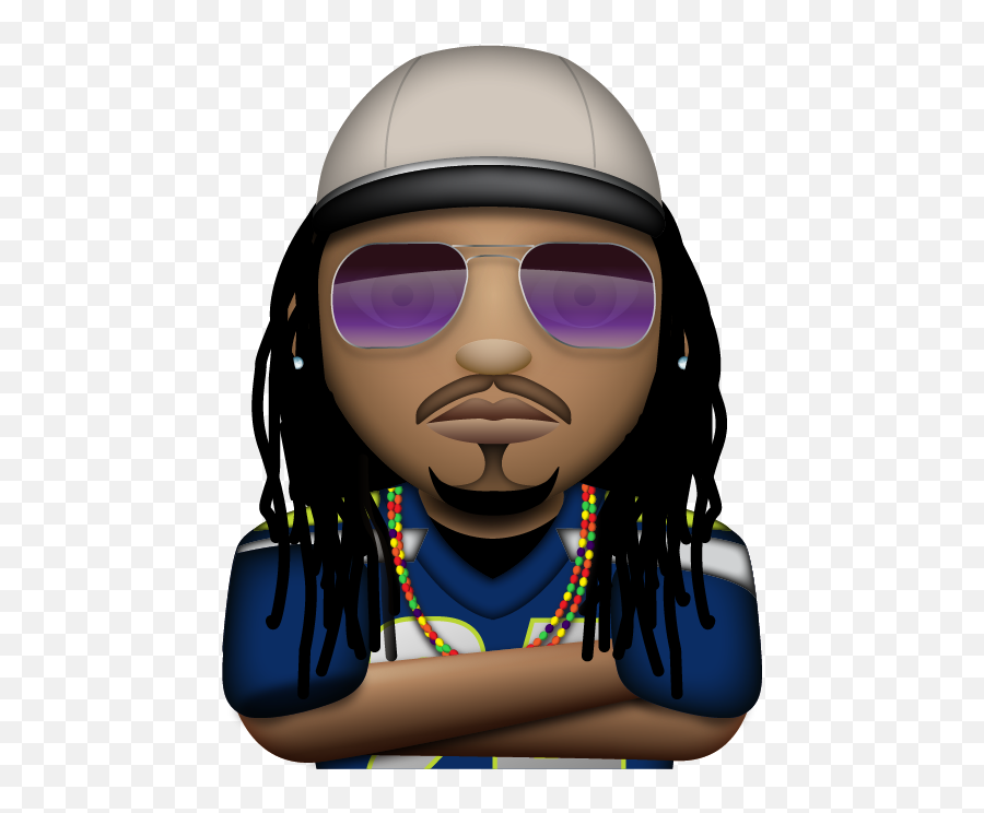 18 Fantasy Football Stars As Emojis - Seattle Seahawks Emoji Png,Football Emoji