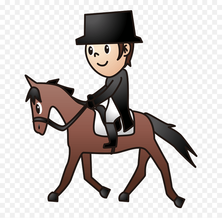 Equestrianism Horse Riding Clipart - Horse Riding Clipart Png Emoji,Horse Rider Emoji