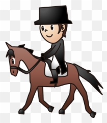 Equestrianism Horse Riding Clipart - Horse Riding Clipart Png Emoji,Horse Rider Emoji