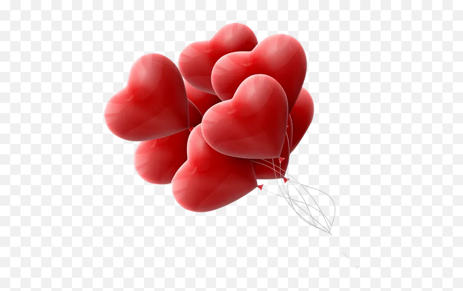 Ftestickers Balloons Love Hearts - Balloon Emoji,Emoji Heart Balloons
