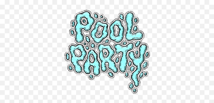 Pool Party Clip Art - Animated Gif Pool Party Gif Emoji,Swimming Emoji Gif