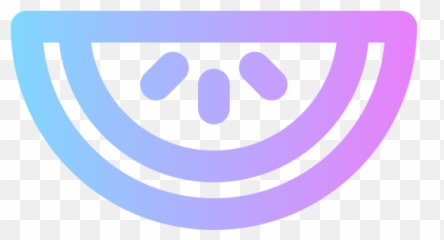 Melon - Dot Emoji,Cantelope Emoticon